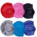 Mũ bơi bảo vệ tóc chất liệu silicone đàn hồi, thiết kế thời trang, Mũ thường