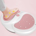 Đĩa xoay eo tập thể dục 360 độ tập cơ bụng eo thon có hạt massage, Màu hồng