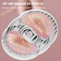 Đĩa xoay eo tập thể dục 360 độ tập cơ bụng eo thon có hạt massage, Màu hồng