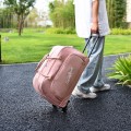 Túi xách du lịch cỡ lớn YADOU có bánh xe kéo tiện lợi, Màu đen