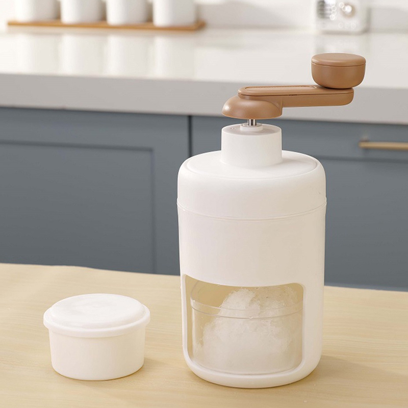 Máy bào đá mini bằng tay làm đá bào, xay đá tuyết cho gia đình