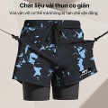 Quần bơi nam 2 lớp cao cấp dáng thể thao Yuke - YK12, Size XL ( 55-65kg )