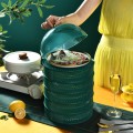 Lồng bàn 5 tầng tránh ruồi muỗi, bảo quản thực phẩm, giữ nhiệt 3 in 1, Màu trắng