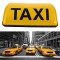 Mào taxi đế nam châm gắn nóc ô tô màu vàng