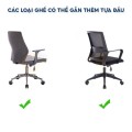 Tựa đầu gắn thêm ghế, điều chỉnh cao thấp, độ nghiêng, giảm đau nhức