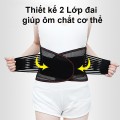Đai lưng cột sống có thanh nẹp, co giãn thoáng khí, Size M : Vòng Bụng 70-100cm	