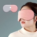 Bịt mắt ngủ 2 mặt cotton mềm mại có dây điều chỉnh, Màu xám - hồng