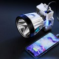 Đèn pin đội đầu siêu sáng LAMP tích hợp cổng sạc dùng sạc điện thoại, đi cắm trại,du lịch