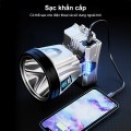 Đèn pin đội đầu siêu sáng LAMP tích hợp cổng sạc dùng sạc điện thoại, đi cắm trại,du lịch