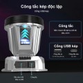 Đèn pin đội đầu siêu sáng LAMP tích hợp cổng sạc dùng sạc điện thoại, đi cắm trại,du lịch