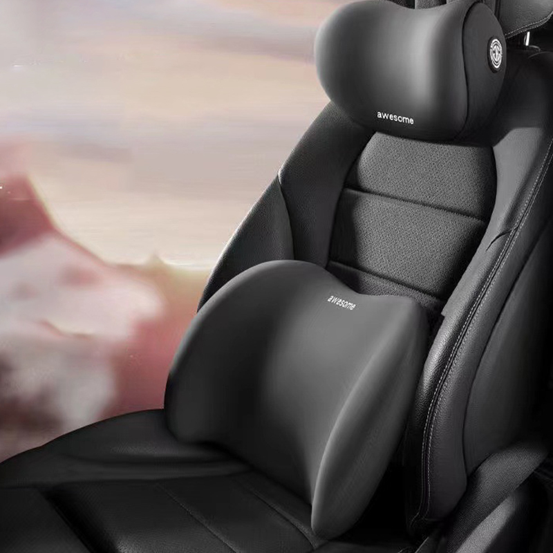 Gối tựa đầu và lưng cao su non thiết kế công thái học cho ghế ô tô