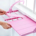Kệ treo ban công không cần khoan đục có thể kéo rút và gấp gọn, Loại thanh