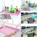 Kệ treo ban công không cần khoan đục có thể kéo rút và gấp gọn, Loại thanh