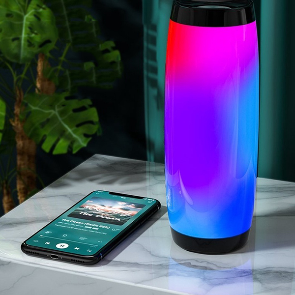 Loa bluetooth mini nghe nhạc đèn led 7 màu cao cấp