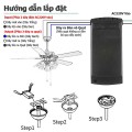 Bộ điều khiển từ xa cho quạt trần và đèn thông minh 