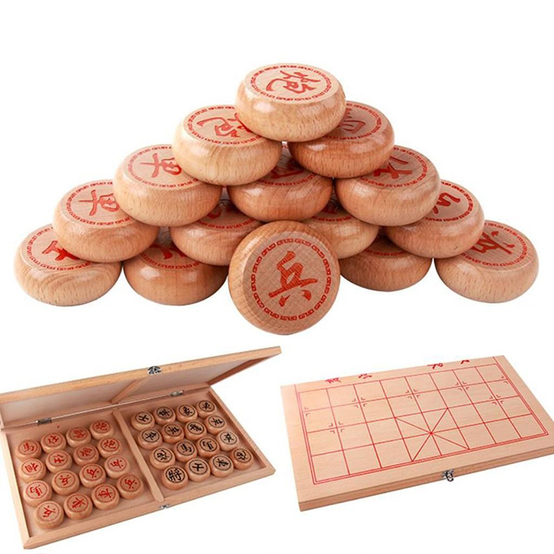 Bộ cờ tướng miDoctor gồm bàn cờ và quân cờ bằng gỗ cao cấp