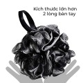 Bông tắm than tre tạo bọt tẩy tế bào chết làm sạch da