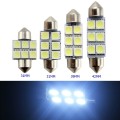 Đèn led trần ô tô, xe hơi full size phù hợp mọi loại xe, Bảng mạch trắng - 31mm