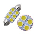 Đèn led trần ô tô, xe hơi full size phù hợp mọi loại xe, Bảng mạch trắng - 31mm