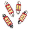 Đèn led trần ô tô, xe hơi full size phù hợp mọi loại xe, Bảng mạch trắng - 31mm