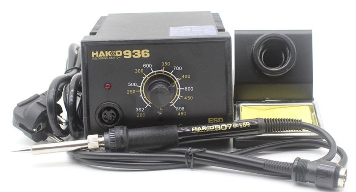 Combo trạm hàn Hakko 936 và sensor hàn A1321 có thể điều chỉnh nhiệt độ
