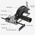 Bộ chuyển đổi máy mài góc cầm tay thành máy cắt trang bị thước cữ tiện lợi , Ghế cắt