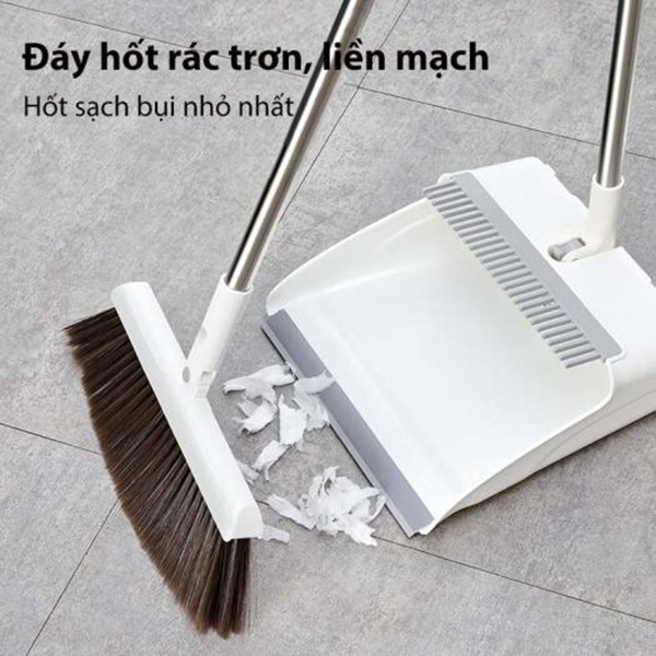 Bộ chổi quét nhà kèm hót rác 2 trong 1 gấp gọn tiện lợi