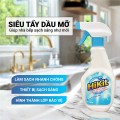 Chai xịt siêu tẩy dầu mỡ đa năng làm sạch máy hút mùi, bếp gas, nhà bếp