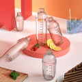 Bình lắc Shaker chất liệu nhựa chia vạch tiện dụng, 350ml