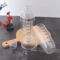 Bình lắc Shaker chất liệu nhựa chia vạch tiện dụng, 350ml