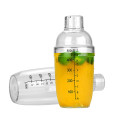 Bình lắc Shaker chất liệu nhựa chia vạch tiện dụng, 350ml
