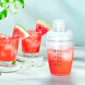 Bình lắc Shaker chất liệu nhựa chia vạch tiện dụng, 350ml