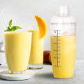 Bình lắc Shaker chất liệu nhựa chia vạch tiện dụng, 350ml