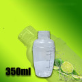 Bình lắc Shaker chất liệu nhựa chia vạch tiện dụng, 350ml