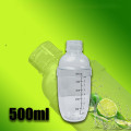 Bình lắc Shaker chất liệu nhựa chia vạch tiện dụng, 350ml