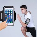 Túi đựng điện thoại đeo tay chạy bộ tiện lợi, Màu đen