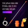 Cần rút tưới lan, tưới cây, phun thuốc sâu tuỳ chỉnh chiều dài tiện lợi, Loại 3.4m+Copper nozzle	