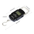 Cân treo điện tử cầm tay mini bỏ có móc treo, màn hình LCD rõ nét