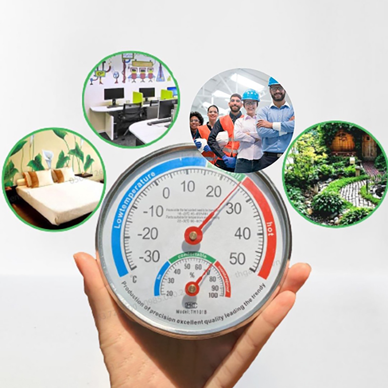 Máy đo nhiệt độ độ ẩm 2 trong 1 chính xác cao tiện lợi