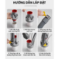 Bộ đầu nối ống thoát nước tiện lợi ngăn mùi hôi, côn trùng