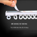 Thanh treo rèm cửa tự dính tiện dụng không cần khoan đục, Loại 1m