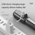 Đèn pin cầm tay siêu sáng sạc usb tiện dụng 3 chế độ sáng
