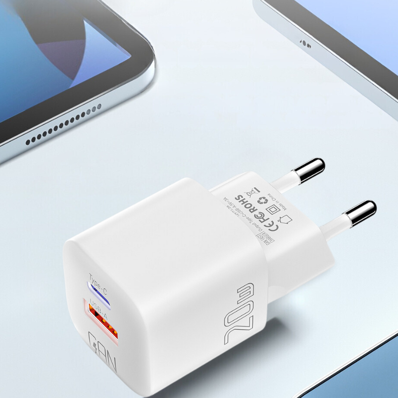Củ sạc nhanh 2 cổng USB, Type C hỗ trợ sạc cho nhiều dòng điện thoại