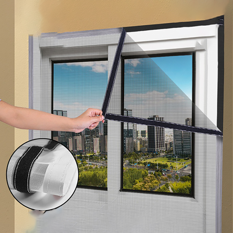 Lưới chống muỗi, ngăn côn trùng bay vào nhà có kèm Velcro tiện lợi