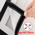 Lưới chống muỗi, ngăn côn trùng bay vào nhà có kèm Velcro tiện lợi, 100 x 120cm