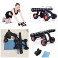 Con lăn tập cơ bụng 4 bánh giúp luyện tập tại nhà