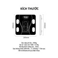 Cân điện tử sức khỏe đo chỉ số cơ thể thông minh có kết nối bluetooth hiện đại