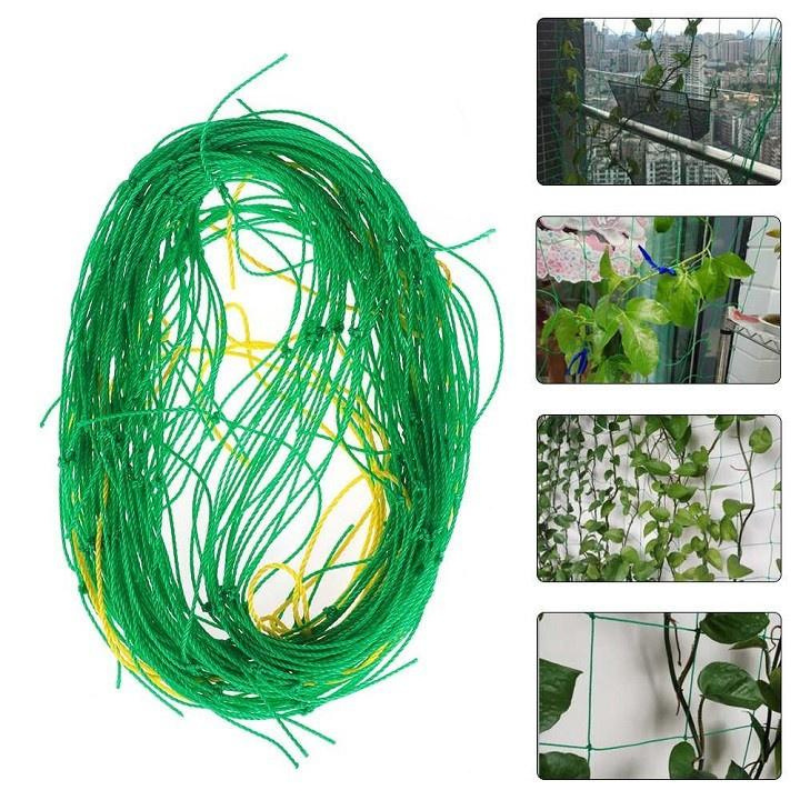 Lưới hỗ trợ làm giàn leo, dưa chuột, giàn mướp, cây hoa, bầu bí, nho...