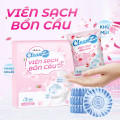 Hộp 12 viên thả bồn cầu CleanZ sạch khuẩn thơm mát hương đào