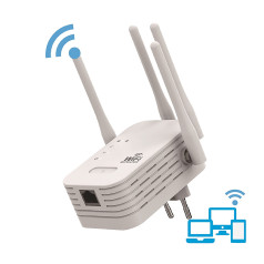 Thiết bị kích sóng wifi 4 râu, ăng ten phát xuyên tường, tốc độ siêu nhanh